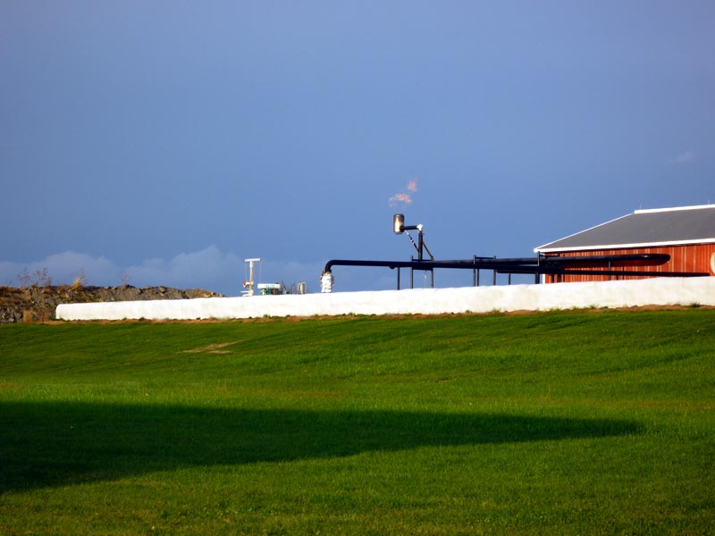 Digester and outbuildings at Aurora Ridge Dairy, NY