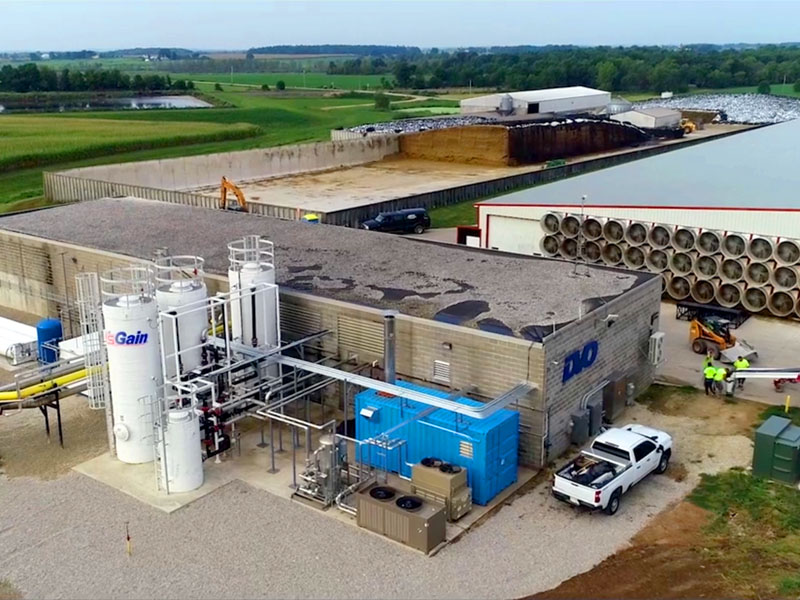 Features integrated nutrient recovery, ammonium sulfate production and biogas scrubbing
