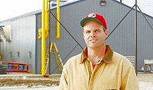 man in a red ballcap